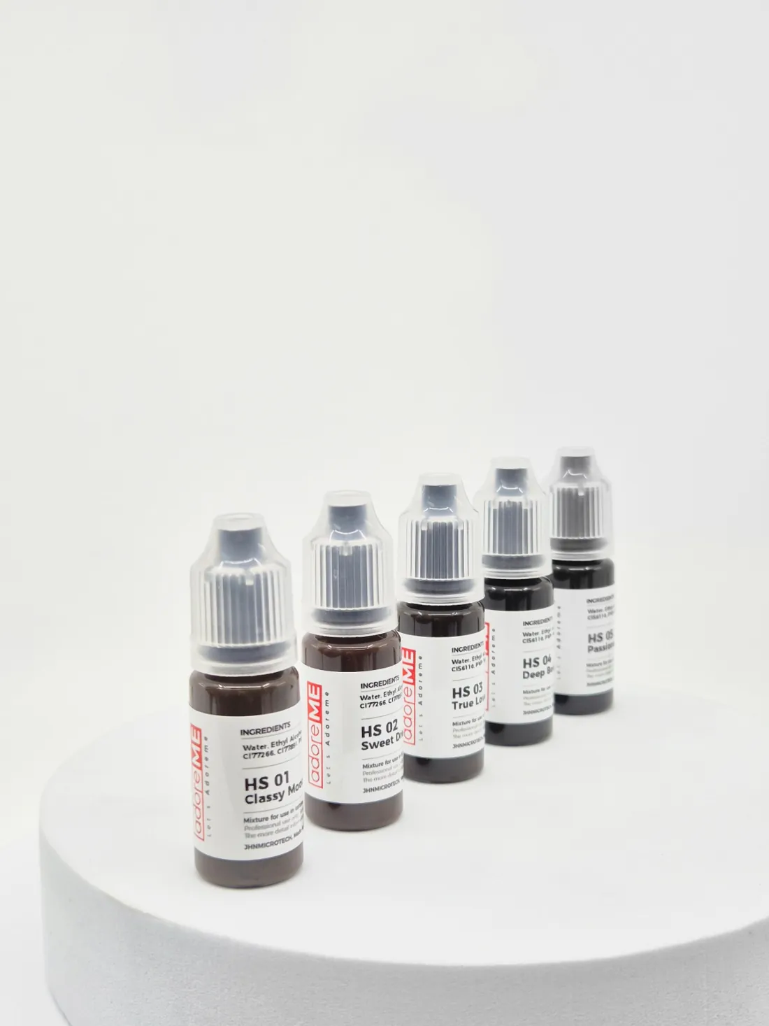 adoreME Hair Stroke bottles HS01 to HS05