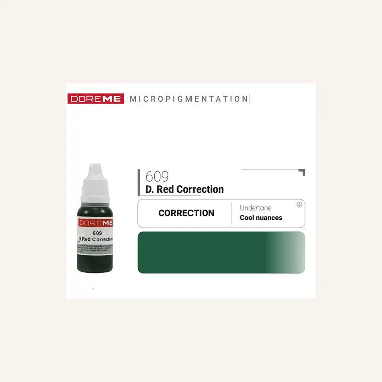 609 Dark Red Correction