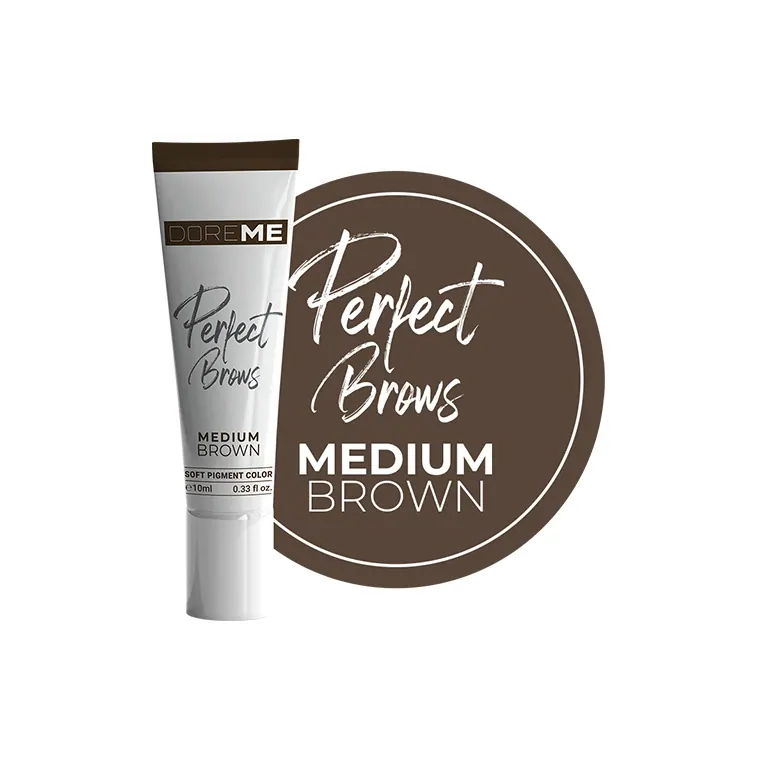 Doreme Perfect Brows Medium Brown, 10 ml tube